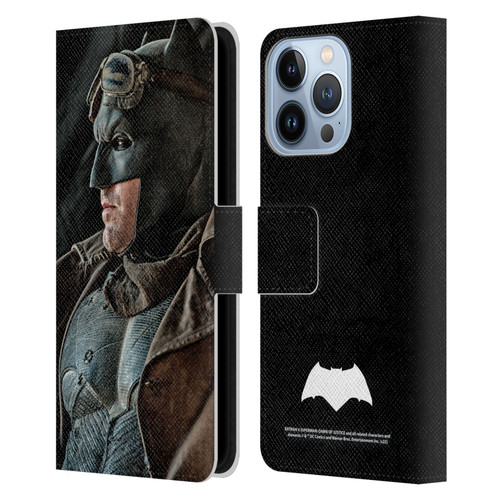 Batman V Superman: Dawn of Justice Graphics Batman Leather Book Wallet Case Cover For Apple iPhone 13 Pro