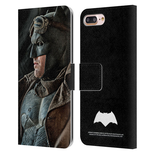 Batman V Superman: Dawn of Justice Graphics Batman Leather Book Wallet Case Cover For Apple iPhone 7 Plus / iPhone 8 Plus