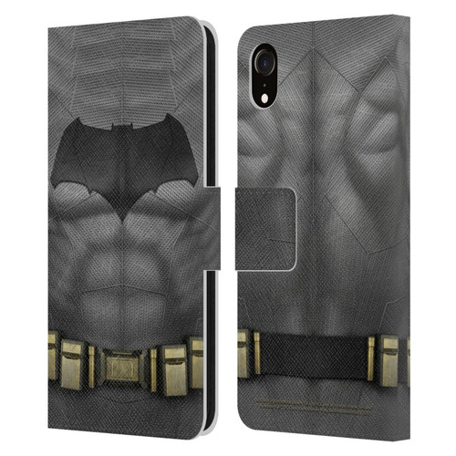 Batman V Superman: Dawn of Justice Graphics Batman Costume Leather Book Wallet Case Cover For Apple iPhone XR