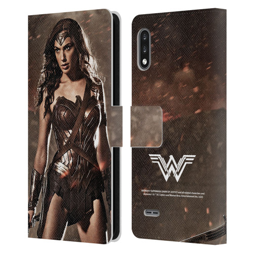 Batman V Superman: Dawn of Justice Graphics Wonder Woman Leather Book Wallet Case Cover For LG K22