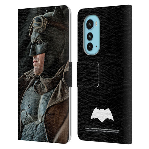 Batman V Superman: Dawn of Justice Graphics Batman Leather Book Wallet Case Cover For Motorola Edge (2022)
