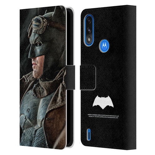 Batman V Superman: Dawn of Justice Graphics Batman Leather Book Wallet Case Cover For Motorola Moto E7 Power / Moto E7i Power