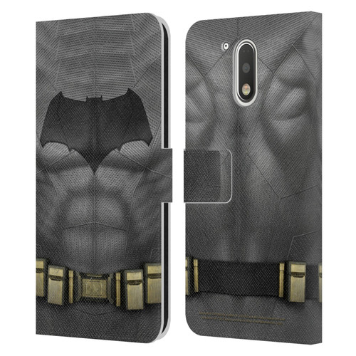 Batman V Superman: Dawn of Justice Graphics Batman Costume Leather Book Wallet Case Cover For Motorola Moto G41