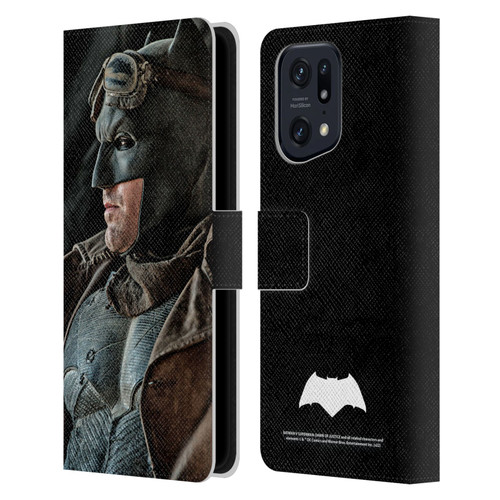 Batman V Superman: Dawn of Justice Graphics Batman Leather Book Wallet Case Cover For OPPO Find X5 Pro