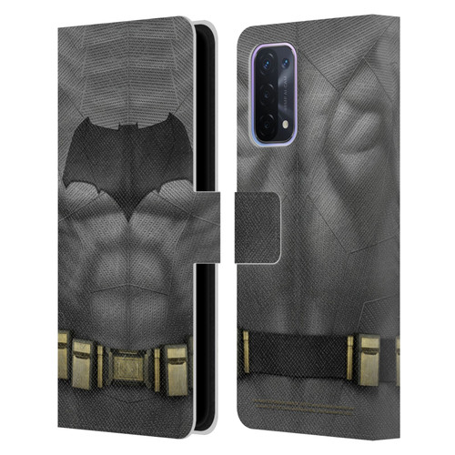 Batman V Superman: Dawn of Justice Graphics Batman Costume Leather Book Wallet Case Cover For OPPO A54 5G