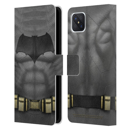 Batman V Superman: Dawn of Justice Graphics Batman Costume Leather Book Wallet Case Cover For OPPO Reno4 Z 5G