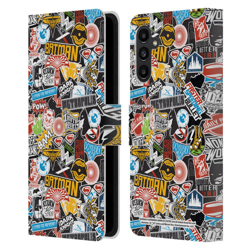 Batman V Superman: Dawn of Justice Graphics Sticker Collage Leather Book Wallet Case Cover For Samsung Galaxy A13 5G (2021)