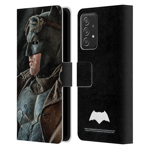 Batman V Superman: Dawn of Justice Graphics Batman Leather Book Wallet Case Cover For Samsung Galaxy A52 / A52s / 5G (2021)