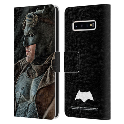 Batman V Superman: Dawn of Justice Graphics Batman Leather Book Wallet Case Cover For Samsung Galaxy S10+ / S10 Plus