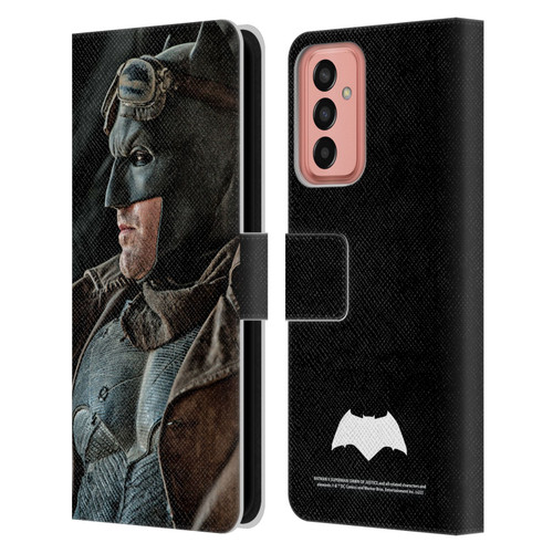 Batman V Superman: Dawn of Justice Graphics Batman Leather Book Wallet Case Cover For Samsung Galaxy M13 (2022)