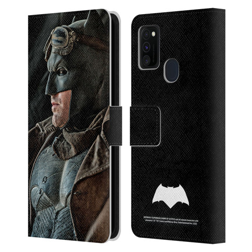 Batman V Superman: Dawn of Justice Graphics Batman Leather Book Wallet Case Cover For Samsung Galaxy M30s (2019)/M21 (2020)