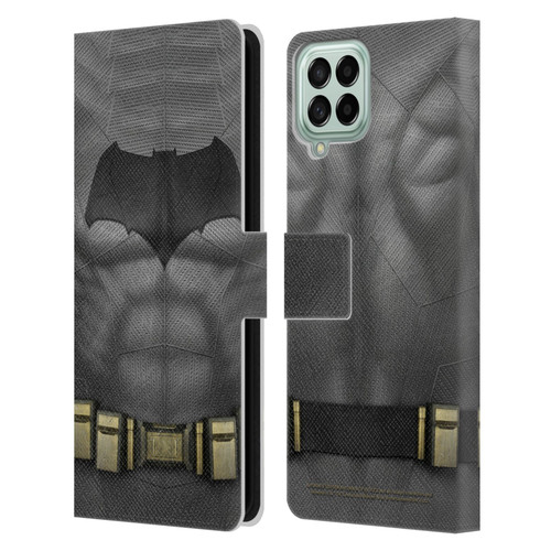 Batman V Superman: Dawn of Justice Graphics Batman Costume Leather Book Wallet Case Cover For Samsung Galaxy M53 (2022)