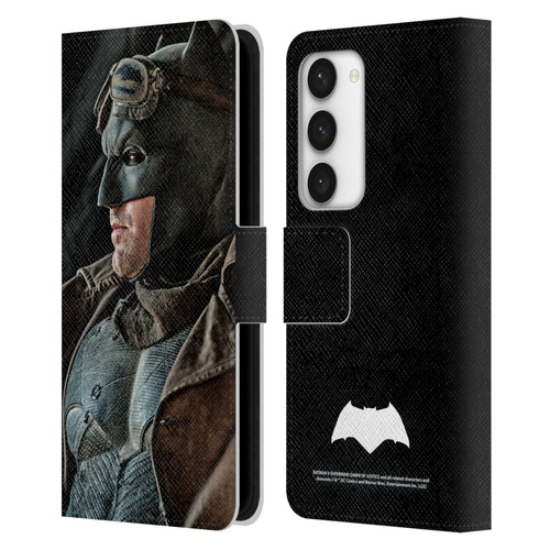 Batman V Superman: Dawn of Justice Graphics Batman Leather Book Wallet Case Cover For Samsung Galaxy S23 5G