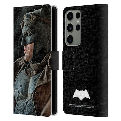 Batman V Superman: Dawn of Justice Graphics Batman Leather Book Wallet Case Cover For Samsung Galaxy S23 Ultra 5G