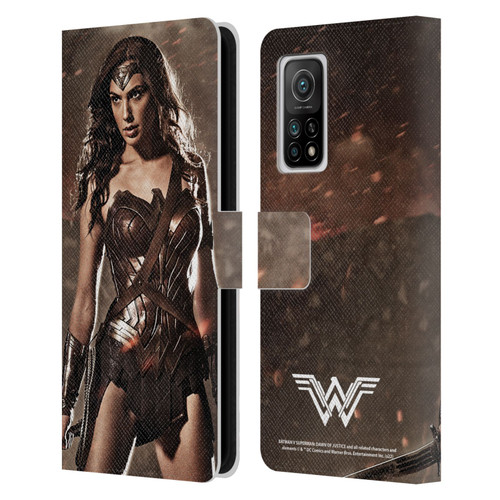 Batman V Superman: Dawn of Justice Graphics Wonder Woman Leather Book Wallet Case Cover For Xiaomi Mi 10T 5G