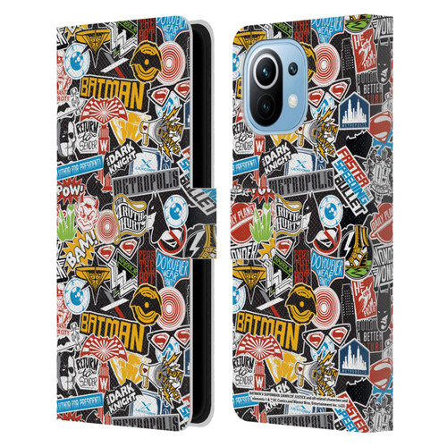 Batman V Superman: Dawn of Justice Graphics Sticker Collage Leather Book Wallet Case Cover For Xiaomi Mi 11