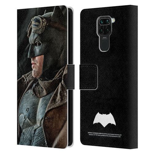 Batman V Superman: Dawn of Justice Graphics Batman Leather Book Wallet Case Cover For Xiaomi Redmi Note 9 / Redmi 10X 4G