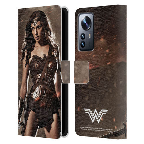 Batman V Superman: Dawn of Justice Graphics Wonder Woman Leather Book Wallet Case Cover For Xiaomi 12 Pro