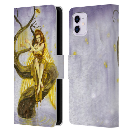 Selina Fenech Fairies Firefly Song Leather Book Wallet Case Cover For Apple iPhone 11
