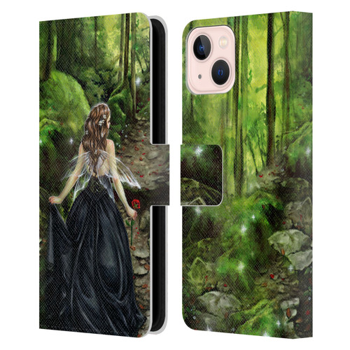 Selina Fenech Fairies Along The Forest Path Leather Book Wallet Case Cover For Apple iPhone 13