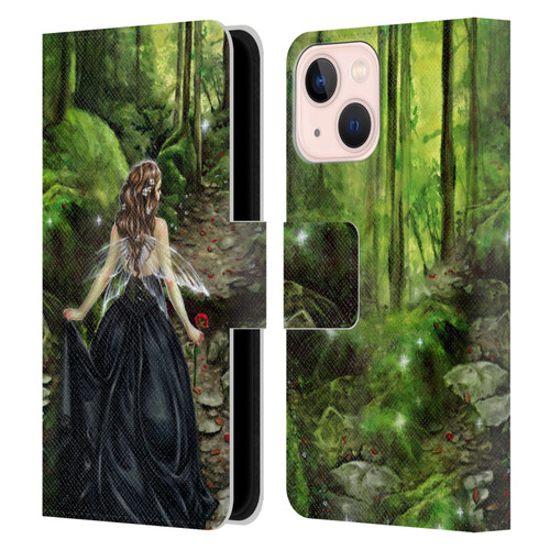 Selina Fenech Fairies Along The Forest Path Leather Book Wallet Case Cover For Apple iPhone 13 Mini