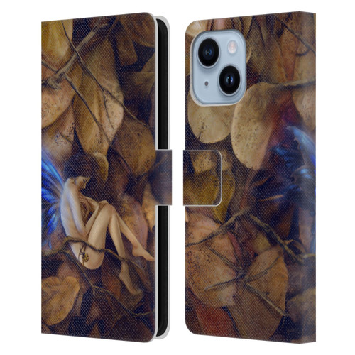 Selina Fenech Fairies Autumn Slumber Leather Book Wallet Case Cover For Apple iPhone 14 Plus