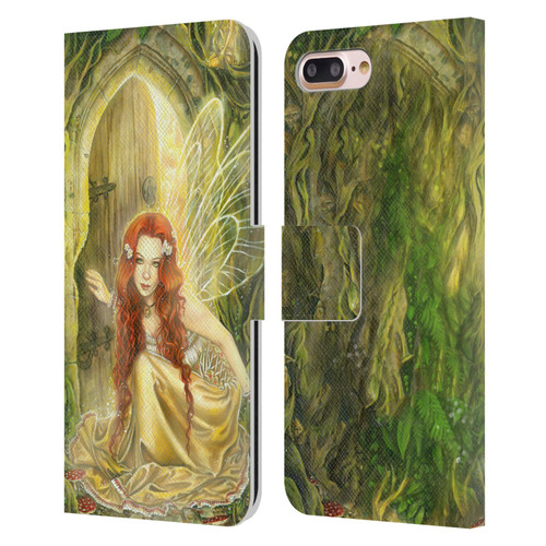 Selina Fenech Fairies Threshold Leather Book Wallet Case Cover For Apple iPhone 7 Plus / iPhone 8 Plus