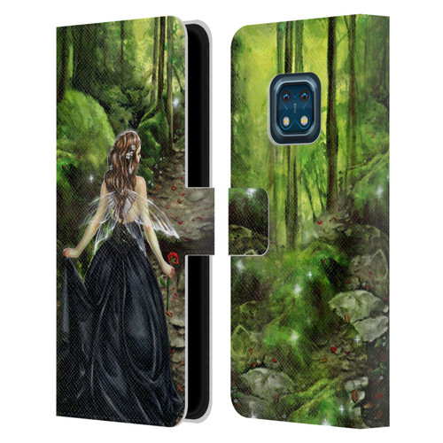 Selina Fenech Fairies Along The Forest Path Leather Book Wallet Case Cover For Nokia XR20
