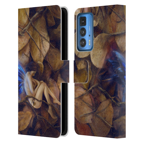 Selina Fenech Fairies Autumn Slumber Leather Book Wallet Case Cover For Motorola Edge 20 Pro