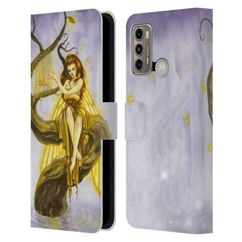 Selina Fenech Fairies Firefly Song Leather Book Wallet Case Cover For Motorola Moto G60 / Moto G40 Fusion