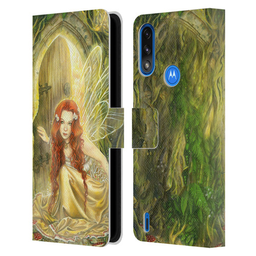 Selina Fenech Fairies Threshold Leather Book Wallet Case Cover For Motorola Moto E7 Power / Moto E7i Power