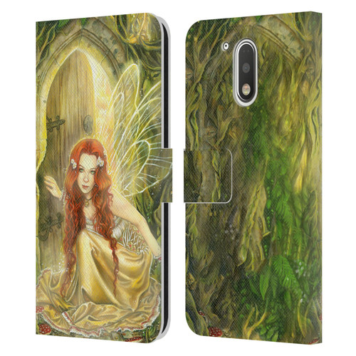 Selina Fenech Fairies Threshold Leather Book Wallet Case Cover For Motorola Moto G41