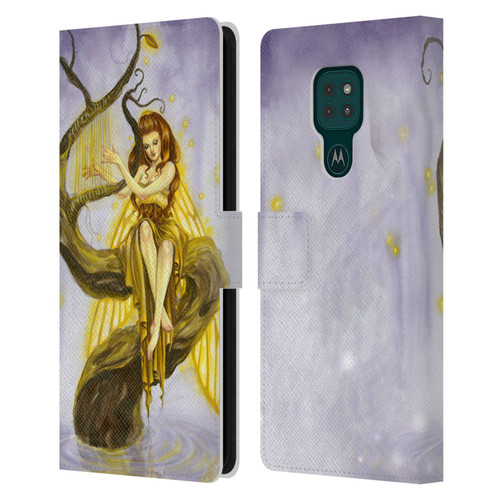 Selina Fenech Fairies Firefly Song Leather Book Wallet Case Cover For Motorola Moto G9 Play