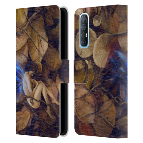 Selina Fenech Fairies Autumn Slumber Leather Book Wallet Case Cover For OPPO Find X2 Neo 5G