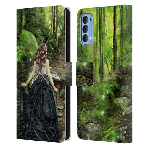 Selina Fenech Fairies Along The Forest Path Leather Book Wallet Case Cover For OPPO Reno 4 5G