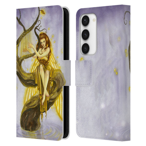 Selina Fenech Fairies Firefly Song Leather Book Wallet Case Cover For Samsung Galaxy S23 5G