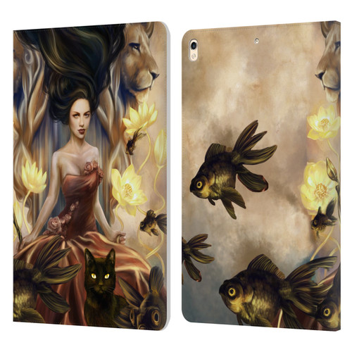 Selina Fenech Fantasy Queens of Wands Leather Book Wallet Case Cover For Apple iPad Pro 10.5 (2017)