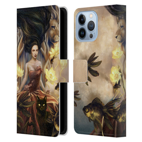 Selina Fenech Fantasy Queens of Wands Leather Book Wallet Case Cover For Apple iPhone 13 Pro Max