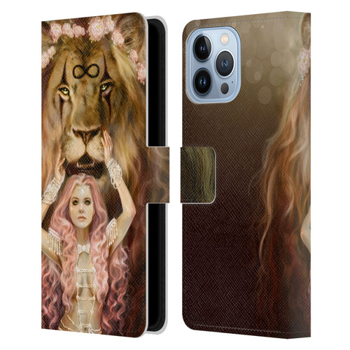 Selina Fenech Fantasy Strength Leather Book Wallet Case Cover For Apple iPhone 13 Pro Max