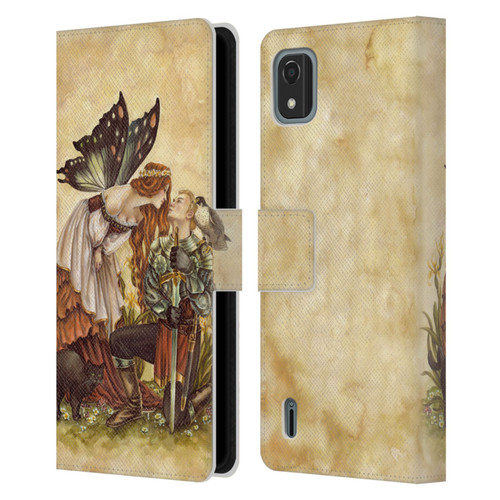 Selina Fenech Fantasy Enchanted Kiss Leather Book Wallet Case Cover For Nokia C2 2nd Edition