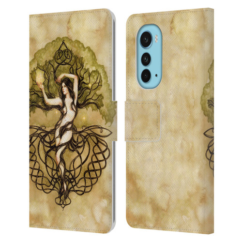 Selina Fenech Fantasy Earth Life Magic Leather Book Wallet Case Cover For Motorola Edge (2022)