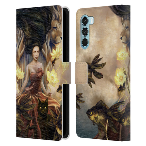 Selina Fenech Fantasy Queens of Wands Leather Book Wallet Case Cover For Motorola Edge S30 / Moto G200 5G