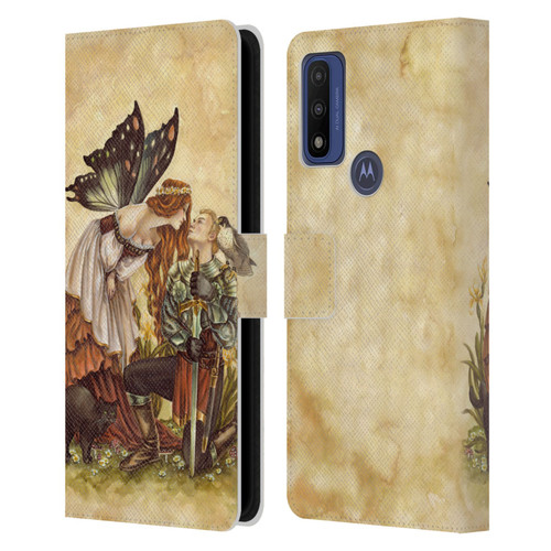 Selina Fenech Fantasy Enchanted Kiss Leather Book Wallet Case Cover For Motorola G Pure