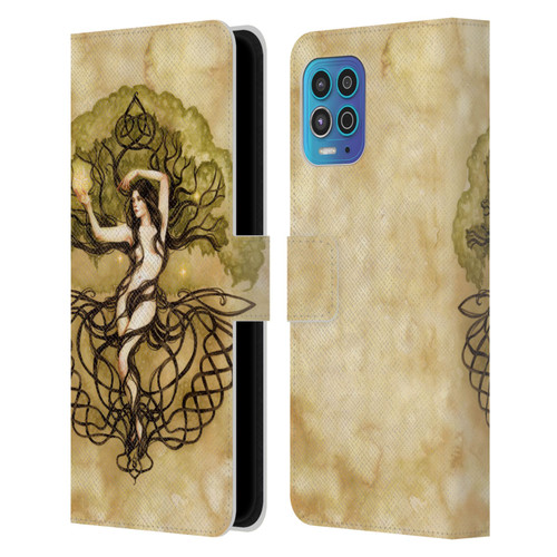 Selina Fenech Fantasy Earth Life Magic Leather Book Wallet Case Cover For Motorola Moto G100