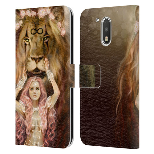 Selina Fenech Fantasy Strength Leather Book Wallet Case Cover For Motorola Moto G41