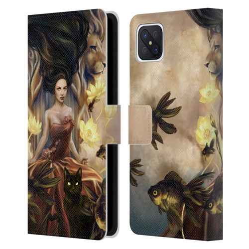 Selina Fenech Fantasy Queens of Wands Leather Book Wallet Case Cover For OPPO Reno4 Z 5G