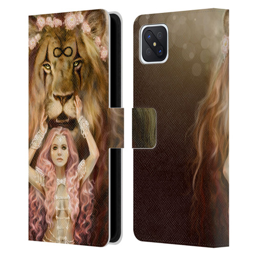 Selina Fenech Fantasy Strength Leather Book Wallet Case Cover For OPPO Reno4 Z 5G