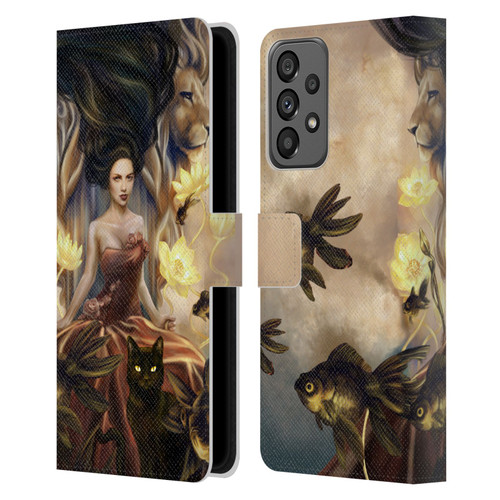 Selina Fenech Fantasy Queens of Wands Leather Book Wallet Case Cover For Samsung Galaxy A73 5G (2022)