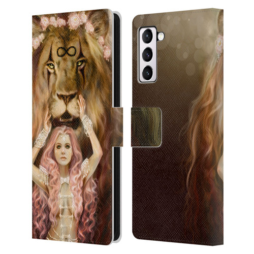 Selina Fenech Fantasy Strength Leather Book Wallet Case Cover For Samsung Galaxy S21+ 5G