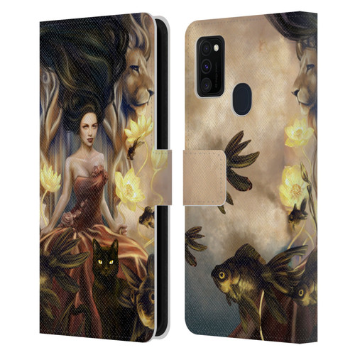 Selina Fenech Fantasy Queens of Wands Leather Book Wallet Case Cover For Samsung Galaxy M30s (2019)/M21 (2020)
